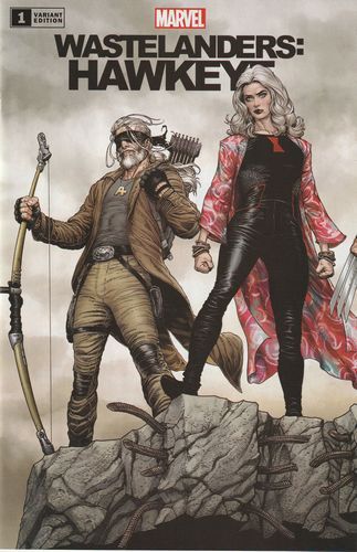 Wastelanders: Hawkeye  |  Issue#1C | Year:2021 | Series:  | Pub: Marvel Comics | Steve McNiven Podcast Connecting Cover