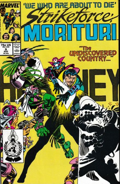 Strikeforce: Morituri The Undiscovered Country |  Issue#9A | Year:1987 | Series: Strikeforce: Morituri | Pub: Marvel Comics | Direct Edition