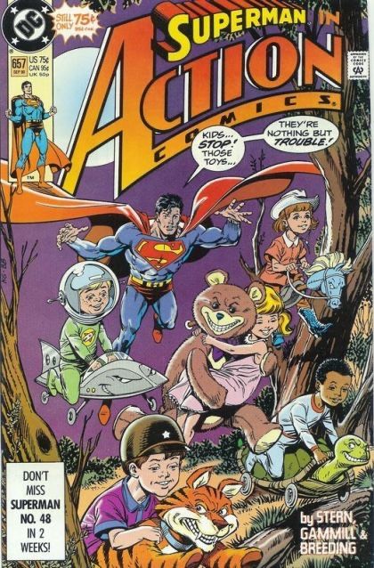 Action Comics, Vol. 1 There Is A Happy Land...Far, Far Away |  Issue#657A | Year:1990 | Series:  | Pub: DC Comics | Direct Edition