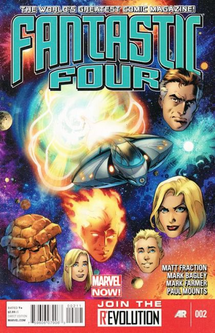 Fantastic Four, Vol. 4 Voyagers |  Issue#2A | Year:2012 | Series: Fantastic Four | Pub: Marvel Comics | Mark Bagley Regular Cover