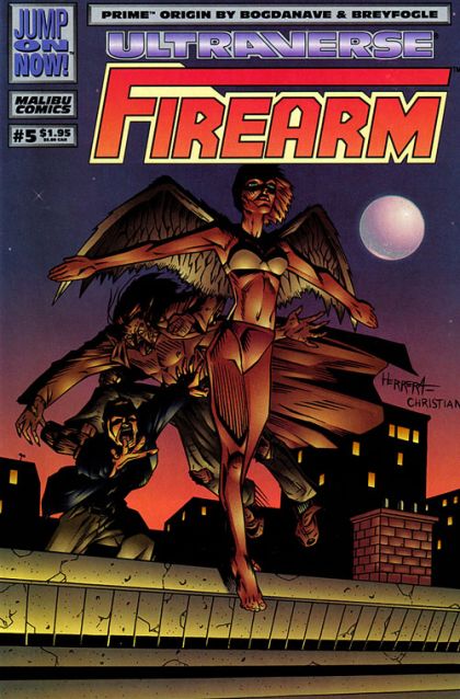 Firearm Said T.E. Lawrence, Picking Up His Fork... |  Issue#5 | Year:1994 | Series: Firearm | Pub: Malibu Comics |
