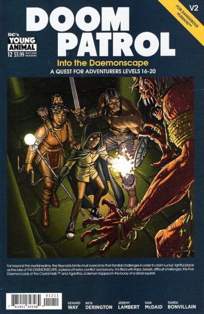 Doom Patrol, Vol. 6 Into the Daemonscape, To Tame a Land |  Issue#12A | Year:2018 | Series: Doom Patrol | Pub: DC Comics | Regular Nick Derington Cover