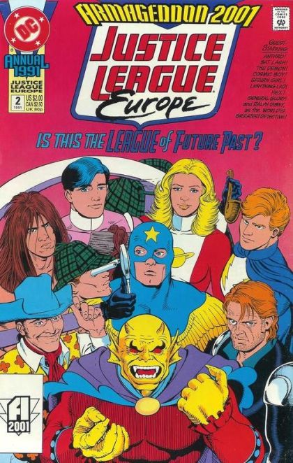 Justice League: Europe - Annual Armageddon 2001 - Too Much Time |  Issue#2A | Year:1991 | Series: JLA | Pub: DC Comics | Direct Edition