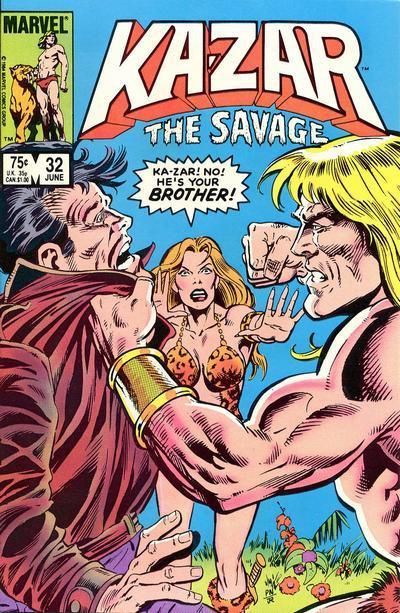 Ka-Zar, Vol. 3 He Ain't Heavy |  Issue#32A | Year:1984 | Series: Ka-Zar | Pub: Marvel Comics | Direct Edition