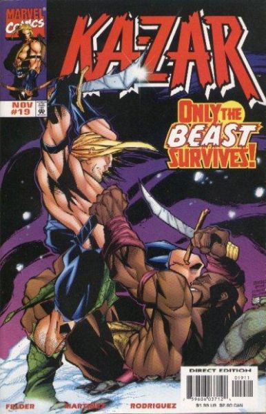 Ka-Zar, Vol. 4 Only the Beast Survives! |  Issue#19 | Year:1998 | Series: Ka-Zar | Pub: Marvel Comics |
