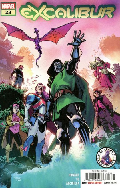 Excalibur, Vol. 4 "In the Service of Lord Doom" |  Issue#23A | Year:2021 | Series: Excalibur | Pub: Marvel Comics | Regular Mahmud Asrar Cover