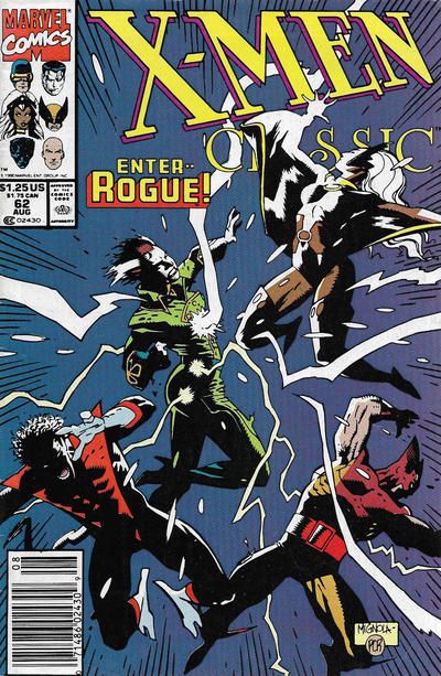 X-Men Classic The Life That Late I Led... |  Issue#62B | Year:1991 | Series: X-Men | Pub: Marvel Comics | Newsstand Edition
