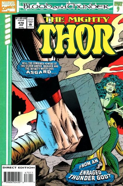 Thor, Vol. 1 Blood and Thunder - Part 9: Ruins |  Issue#470A | Year:1993 | Series: Thor | Pub: Marvel Comics | Direct Edition