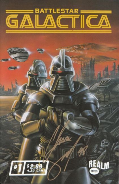 Battlestar Galactica, Vol. 1 (Realm Press) Law of the Volahd, Part 1 |  Issue#1B | Year:1997 | Series:  | Pub: Realm Press |