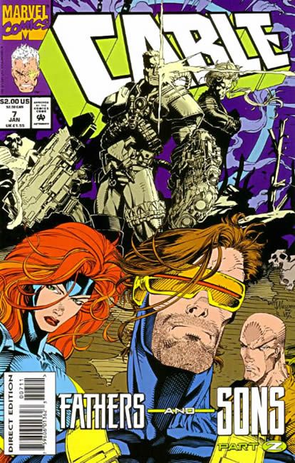 Cable, Vol. 1 Fathers and Sons, Act Two |  Issue#7A | Year:1993 | Series:  | Pub: Marvel Comics | Direct Edition