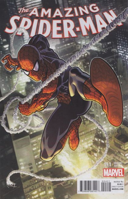 The Amazing Spider-Man, Vol. 3 Spiral, Part Four |  Issue#19.1B | Year:2015 | Series: Spider-Man | Pub: Marvel Comics | Justin Ponsor Variant