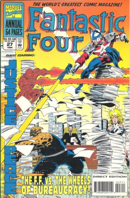 Fantastic Four, Vol. 1 Annual Mobius's Trip; Molecular Psychology |  Issue#27 | Year:1994 | Series: Fantastic Four | Pub: Marvel Comics |