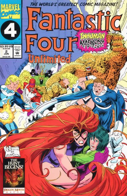 Fantastic Four Unlimited Pope Must Die! |  Issue#2A | Year:1993 | Series: Fantastic Four | Pub: Marvel Comics | Direct Edition