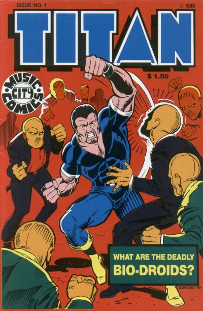 Titan (Music City Comics) What are the Deadly Bio-Droids? |  Issue#1 | Year:1990 | Series:  | Pub: Music City Comics