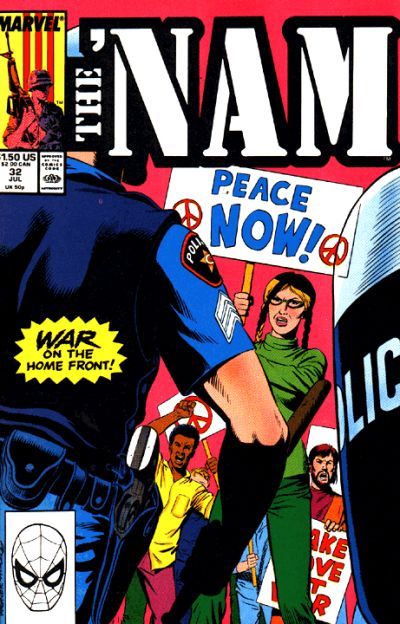 The 'Nam Land of the Free |  Issue#32A | Year:1989 | Series:  | Pub: Marvel Comics | Direct Edition