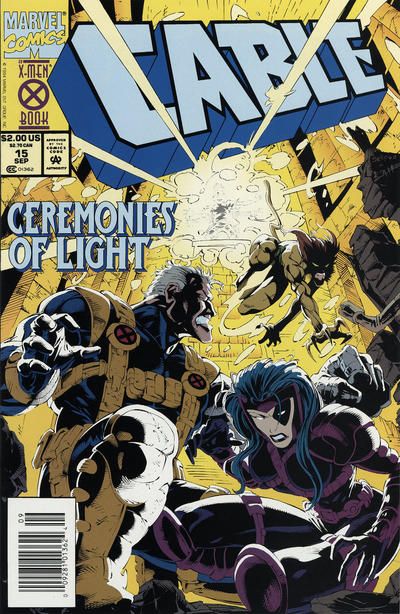 Cable, Vol. 1 Shadows |  Issue#15B | Year:1994 | Series:  | Pub: Marvel Comics | Newsstand Edition