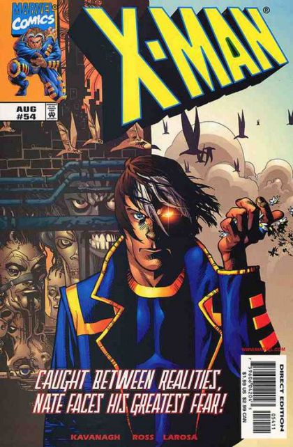 X-Man A Little Piece Of Home |  Issue#54A | Year:1999 | Series: X-Men | Pub: Marvel Comics | Direct Edition
