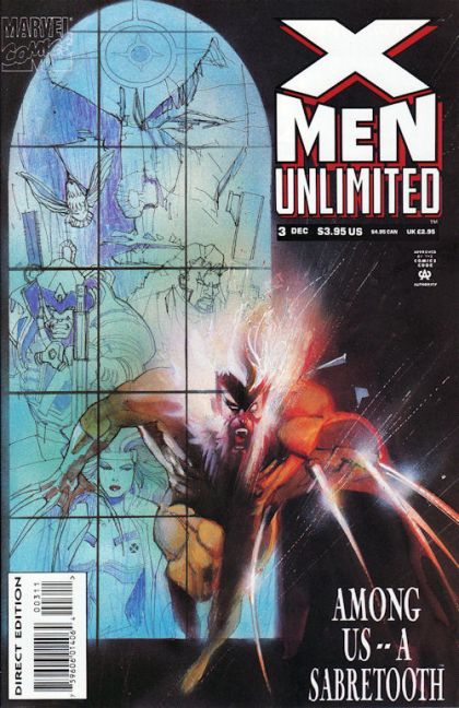 X-Men Unlimited, Vol. 1 The Whispers Scream |  Issue#3A | Year:1993 | Series: X-Men | Pub: Marvel Comics | Direct Edition