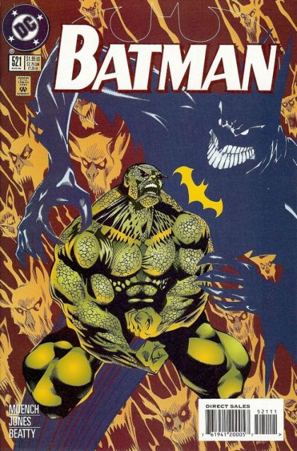 Batman, Vol. 1 Killer Croc: Fast Train To The Wet Dark |  Issue#521A | Year:1995 | Series: Batman | Pub: DC Comics |