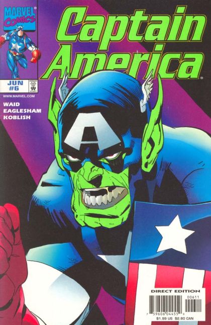Captain America, Vol. 3 Power and Glory, Chapter Two: Expose |  Issue#6A | Year:1998 | Series: Captain America | Pub: Marvel Comics | Direct Edition