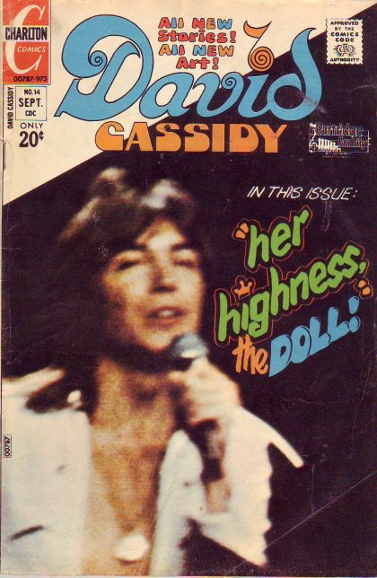 David Cassidy Her Highness The Doll |  Issue#14 | Year:1973 | Series:  | Pub: Charlton Comics |