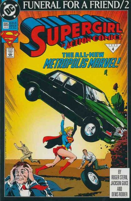 Action Comics, Vol. 1 Funeral For a Friend - Part 2 |  Issue#685A | Year:1992 | Series:  | Pub: DC Comics |