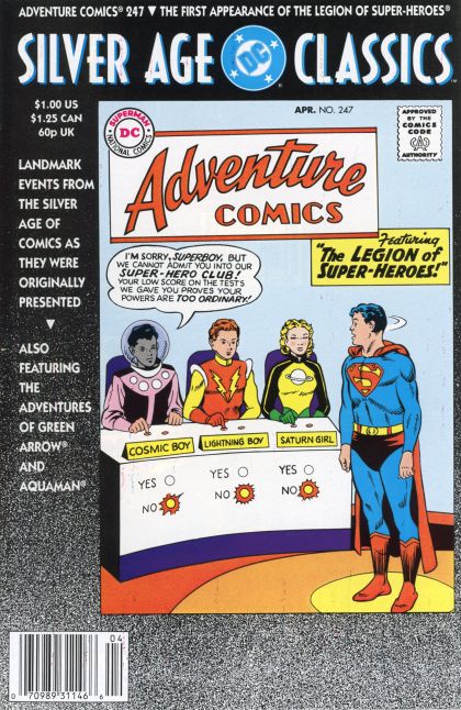 DC Silver Age Classics Adventure Comics #247 |  Issue#1B | Year:1992 | Series:  | Pub: DC Comics | Adventure Comics #247