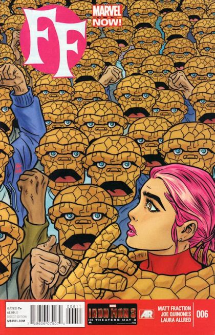 FF, Vol. 2 Save The Tiger |  Issue#6A | Year:2013 | Series: Fantastic Four | Pub: Marvel Comics | Michael Allred Regular Cover