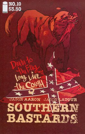 Southern Bastards Homecoming, Part Two: The Gospel According to Esaw Goings |  Issue#10B | Year:2015 | Series: Southern Bastards | Pub: Image Comics | Death to the Flag Charity Variant Cover
