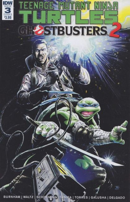Teenage Mutant Ninja Turtles / Ghostbusters, Vol. 2  |  Issue#3B | Year:2017 | Series:  | Pub: IDW Publishing | Variant Tadd Galusha Cover