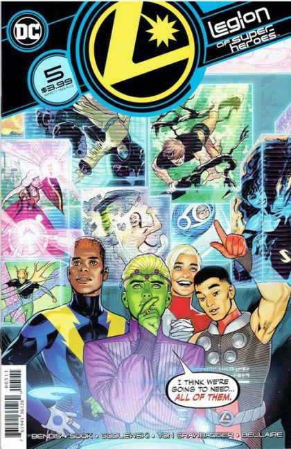 Legion of Super-Heroes, Vol. 8  |  Issue#5A | Year:2020 | Series: Legion of Super-Heroes | Pub: DC Comics | Regular Ryan Sook Cover
