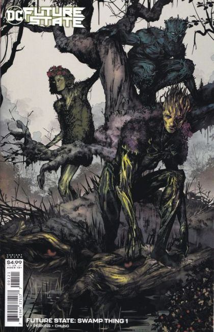 Future State: Swamp Thing Obsidian Sun, Obsidian Sun |  Issue#1B | Year:2021 | Series:  | Pub: DC Comics | Dima Ivanov Card Stock Variant Cover