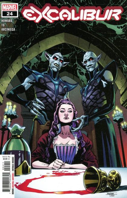 Excalibur, Vol. 4 "By the Pleasure of the Court" |  Issue#24A | Year:2021 | Series: Excalibur | Pub: Marvel Comics | Regular Mahmud Asrar Cover