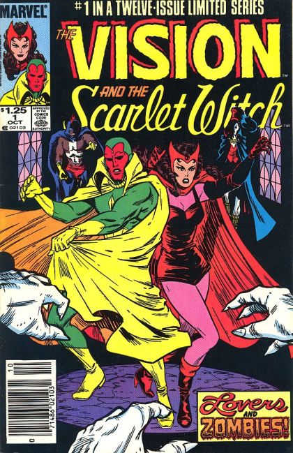 Vision and the Scarlet Witch, Vol. 2 Lovers and Zombies |  Issue#1B | Year:1985 | Series: Vision and Scarlet Witch | Pub: Marvel Comics |