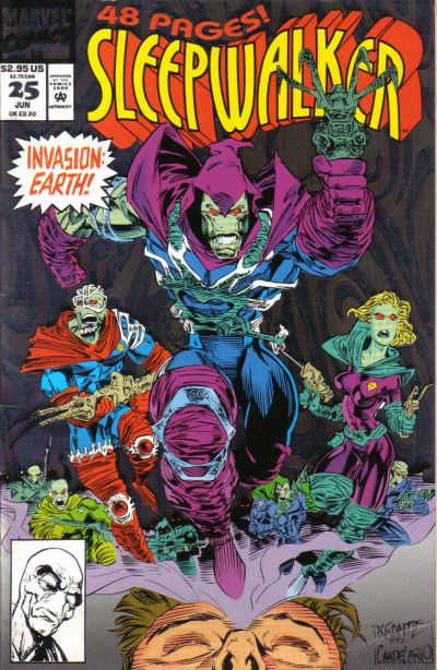 Sleepwalker Land of broken dreams |  Issue#25A | Year:1993 | Series:  | Pub: Marvel Comics | Direct Edition