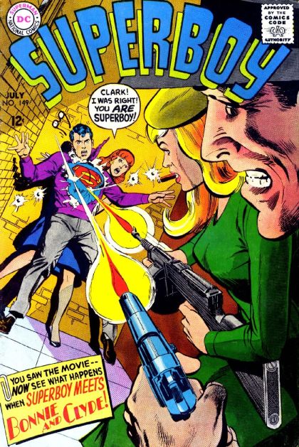Superboy, Vol. 1 Wanted: Dead Or Alive - Bonnie Lang And Clyde Kent |  Issue#149 | Year:1968 | Series: Superboy | Pub: DC Comics |