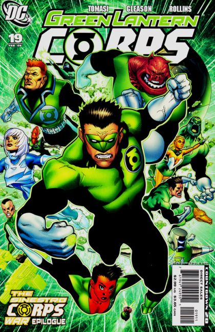Green Lantern Corps, Vol. 1 The Sinestro Corps War - Epilogue: Liberty's Light! |  Issue#19 | Year:2007 | Series: Green Lantern | Pub: DC Comics | Patrick Gleason Regular