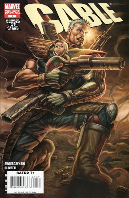 Cable, Vol. 2 Divided We Stand - War Baby, Chapter One |  Issue#1B | Year:2008 | Series:  | Pub: Marvel Comics | Variant Cover