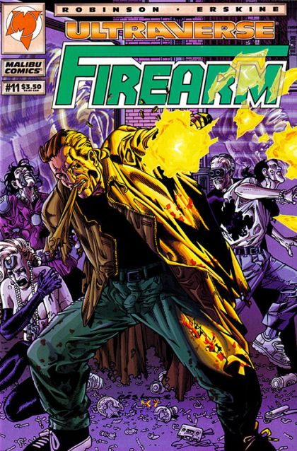 Firearm Hang Time |  Issue#11 | Year:1994 | Series: Firearm | Pub: Malibu Comics | Gary Erskine Regular
