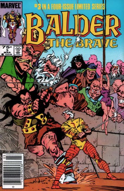 Balder The Brave Balder The Warrior |  Issue#3B | Year:1985 | Series:  | Pub: Marvel Comics | Newsstand Edition