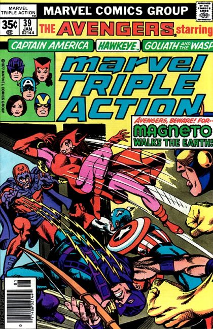 Marvel Triple Action, Vol. 1 Magneto Walks The Earth! |  Issue#39 | Year:1978 | Series:  | Pub: Marvel Comics |