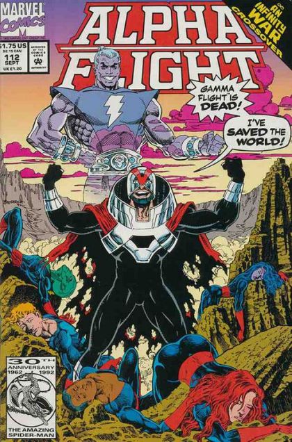Alpha Flight, Vol. 1 Infinity War - Bare Bones, Part 3 |  Issue#112A | Year:1992 | Series: Alpha Flight | Pub: Marvel Comics |