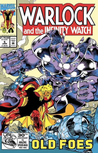 Warlock and the Infinity Watch Old Foes |  Issue#5A | Year:1992 | Series: Warlock | Pub: Marvel Comics | Direct Edition
