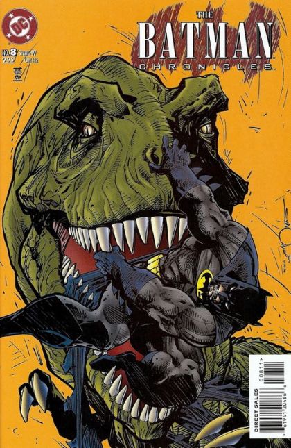 The Batman Chronicles The Prison / Double Jeopardy / Secrets Of The Batcave: Dinosaur Island |  Issue#8A | Year:1997 | Series:  | Pub: DC Comics | Direct Edition