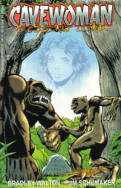 Cavewoman: Missing Link  |  Issue#1 | Year:1997 | Series:  | Pub: Basement Comics / Amryl Ent. |
