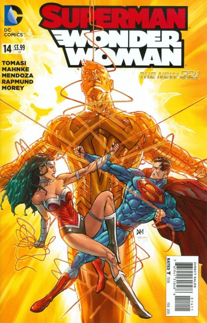Superman / Wonder Woman All That Burns |  Issue#14A | Year:2014 | Series:  | Pub: DC Comics | Doug Mahnke Regular Cover