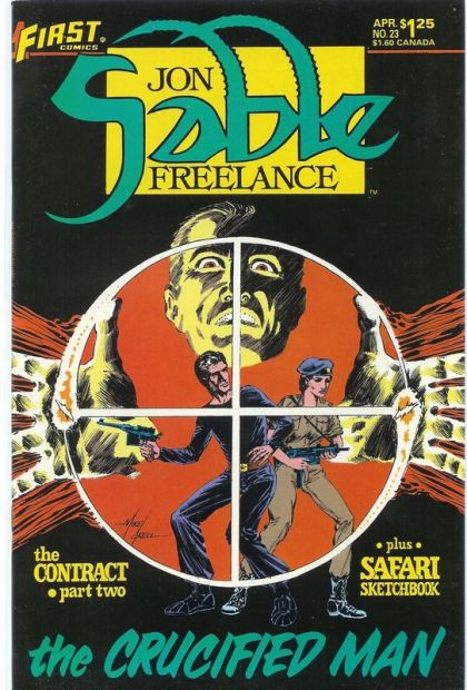 Jon Sable, Freelance The Contract part 2: The Crucified Man |  Issue#23 | Year:1985 | Series: Jon Sable | Pub: First Comics |