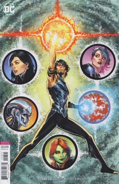 Titans, Vol. 3 Drowned Earth - The Road To Drowned Earth, Just Another Day On The Brink Of Extinction |  Issue#28B | Year:2018 | Series:  | Pub: DC Comics | Variant Phil Jimenez Cover