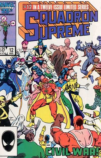 Squadron Supreme, Vol. 1 The Dregs of Victory |  Issue#12A | Year:1986 | Series: Squadron Supreme | Pub: Marvel Comics | Direct Edition