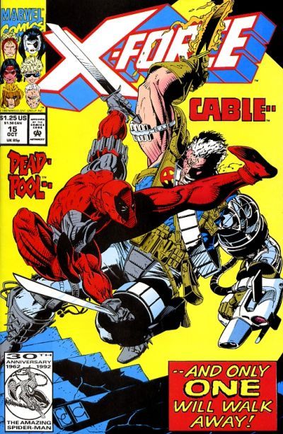X-Force, Vol. 1 To The Pain |  Issue#15A | Year:1992 | Series: X-Force | Pub: Marvel Comics